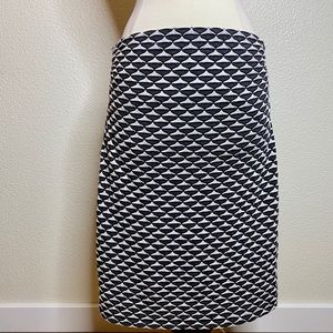 Max Studio Black & White Stretch Mini Skirt S